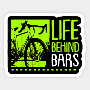 Life Behind Bars Bicycle Sticker